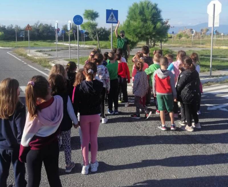 Μαθητές του 21ου Δημοτικού Καλαμάτας στο Πάρκο Κυκλοφοριακής Αγωγής