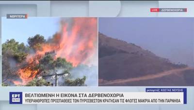 Δυτική Αττική: Υπεράνθρωπες οι προσπάθειες των πυροσβεστών, δραματικές στιγμές για τους κατοίκους (Βίντεο)