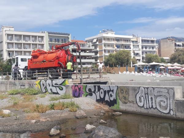 Κινητοποίηση για ρύπανση από αγωγό ομβρίων στα “Βραχάκια”