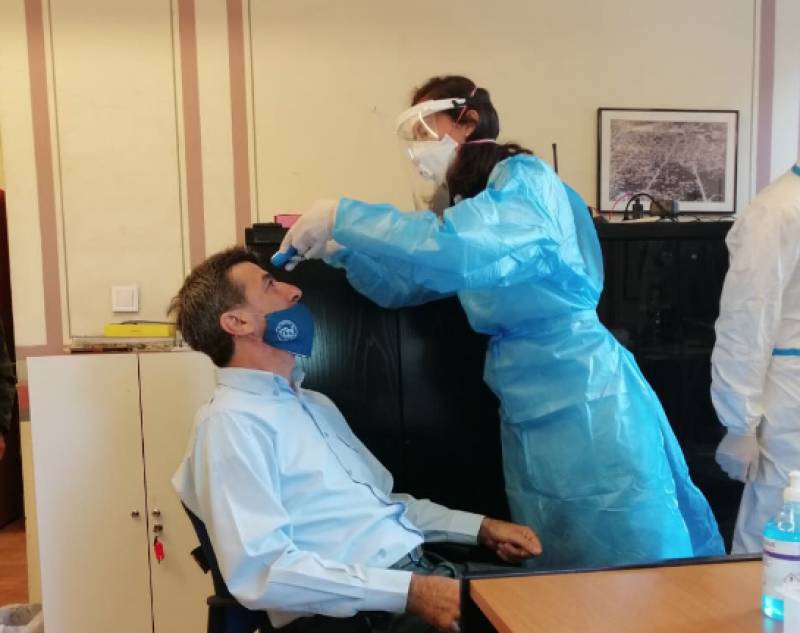 Τεστ Covid-19 στη Δημοτική Αστυνομία Καλαμάτας