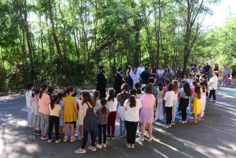Αγιασμός στις κατασκηνώσεις της Μητρόπολης Μεσσηνίας