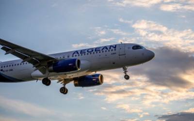 AEGEAN: Ξεκινάει και πάλι η αεροπορική γραμμή Καλαμάτα - Θεσσαλονίκη με τη στήριξη της ΤΕΜΕΣ