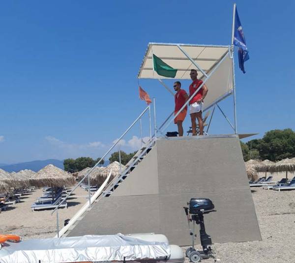 Κυπαρισσία: Νέος πύργος για ναυαγοσώστες στον Αϊ-Λαγούδη