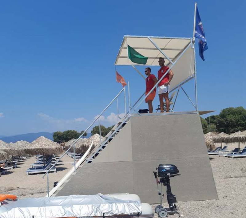 Κυπαρισσία: Νέος πύργος για ναυαγοσώστες στον Αϊ-Λαγούδη