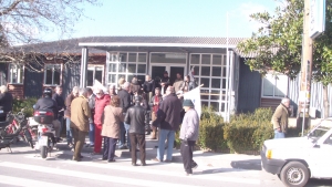 Κινητοποίηση του ΠΑΜΕ στην Καλαμάτα για το χαράτσι της ΔΕΗ