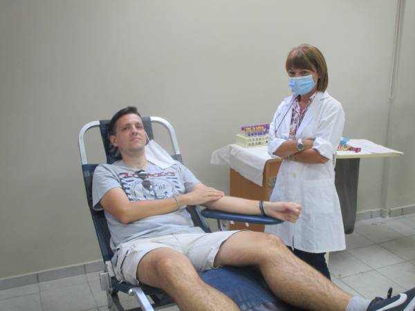 Αιμοδοσία στο Κέντρο Υγείας Καλαμάτας