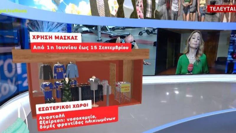 Τέλος από 1η Ιουνίου οι μάσκες σε εσωτερικούς χώρους (βίντεο)