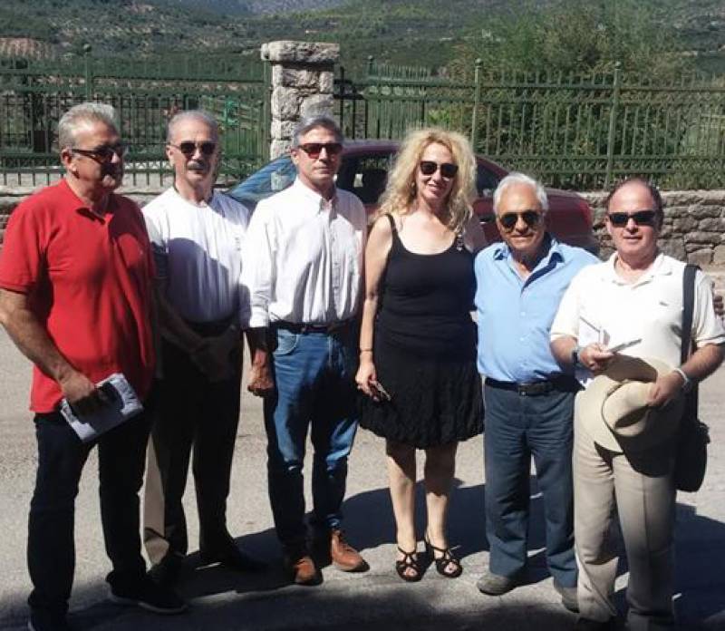 Επιθεώρησε έργα η Μπούζα