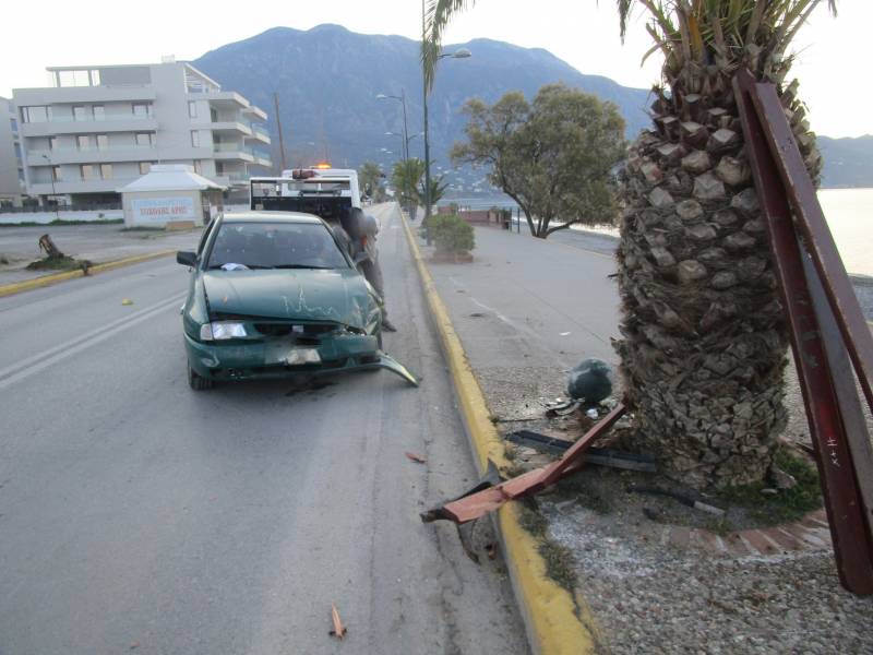 Καλαμάτα: Τροχαίο νωρίς το πρωί στην οδό Ναυαρίνου