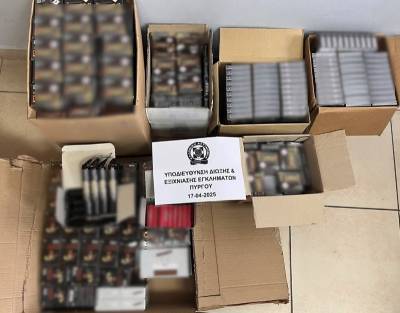 Ηλεία: Πάνω από 25.000 κροτίδες σε δύο καταστήματα του Πύργου