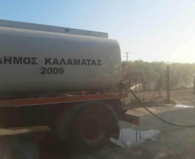 Άμεση αντιμετώπιση πυρκαγιάς σε καλάμια στο Ασπρόχωμα