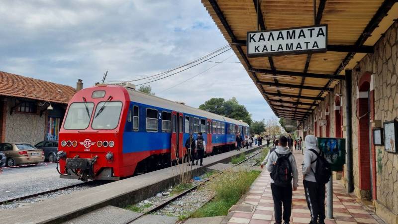 Καλαμάτα: Νέα συμβολική διαδρομή επιβατικής αμαξοστοιχίας