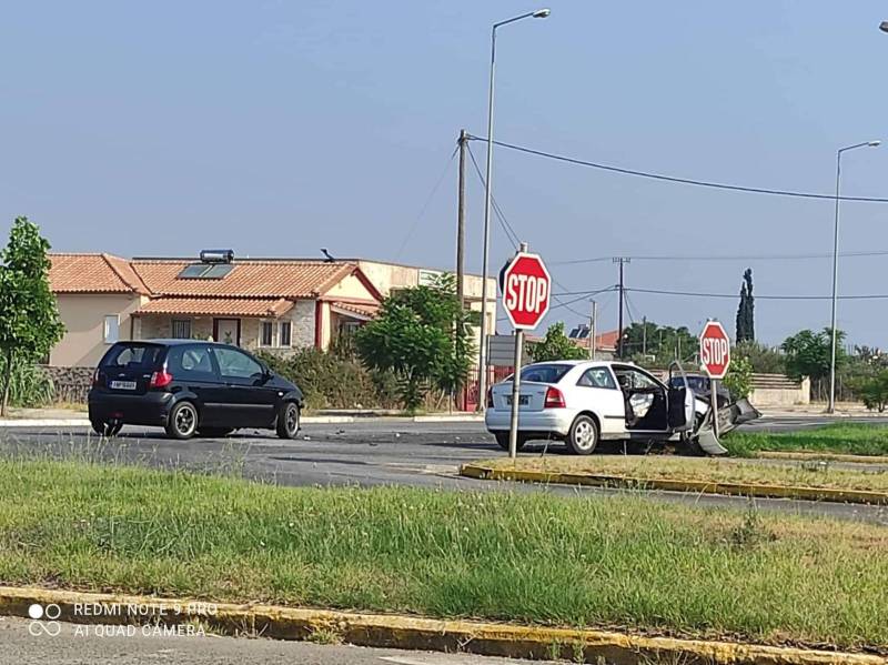 Τροχαίο στον κόμβο του Καλού Νερού