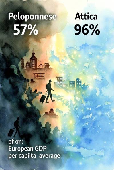 Περιφέρεια Πελοποννήσου: Η απόσταση από την Ευρώπη και ο «μαγνήτης» της Αθήνας