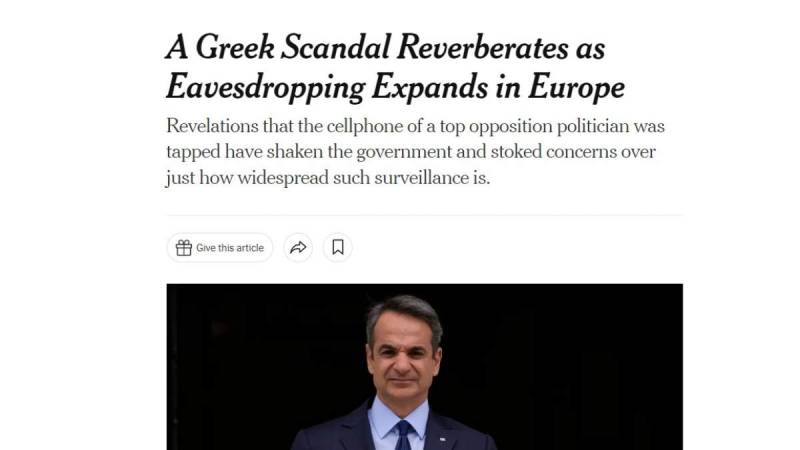 New York Times για σκάνδαλο υποκλοπών: Θυμίζει τις σκοτεινές μέρες της Χούντας