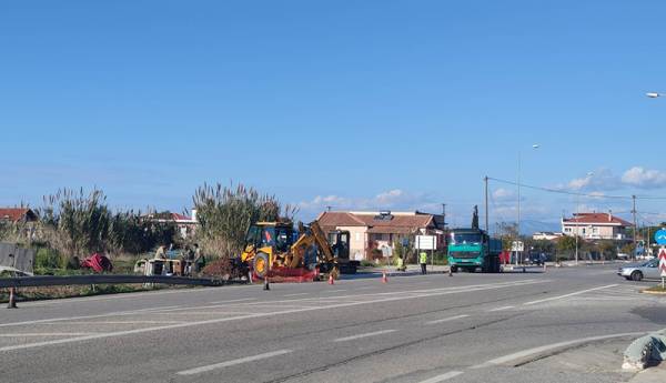 Μεσσηνία: Νέα φωτιστικά στον κόμβο Καλού Νερού