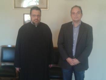 Ο Κορομηλάς στο μητροπολίτη Μεσσηνίας