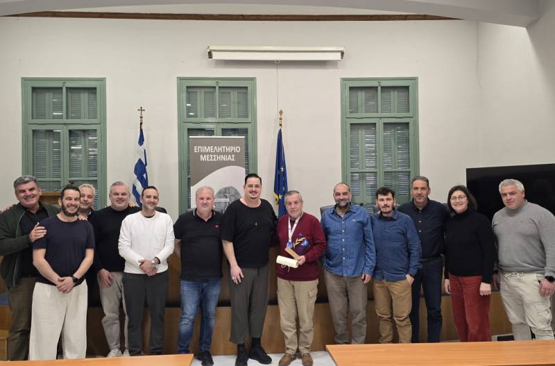 Ο Ανδρέας Ζαγάκος επίτιμος πρόεδρος του Συλλόγου Καταστημάτων Εστίασης &amp; Αναψυχής Καλαμάτας