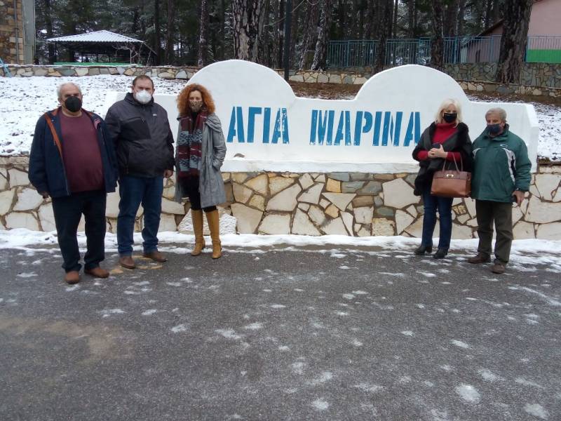 Αυτοψία κλιμακίου του Δήμου Καλαμάτας στην κατασκήνωση της Αγίας Μαρίνας