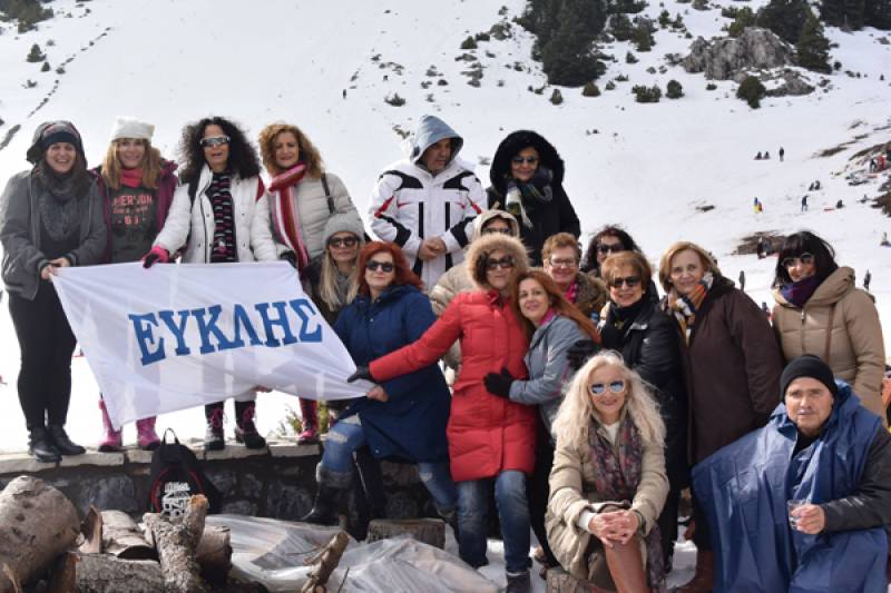 Εκοψαν πίτα στο Μαίναλο οι πεζοπόροι του “Ευκλή”