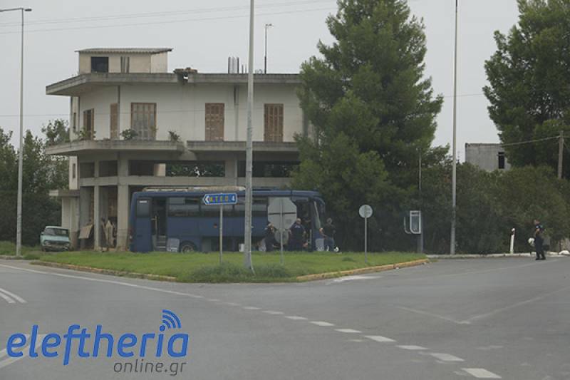 Κυκλικός κόμβος στη βόρεια είσοδο της Μεσσήνης