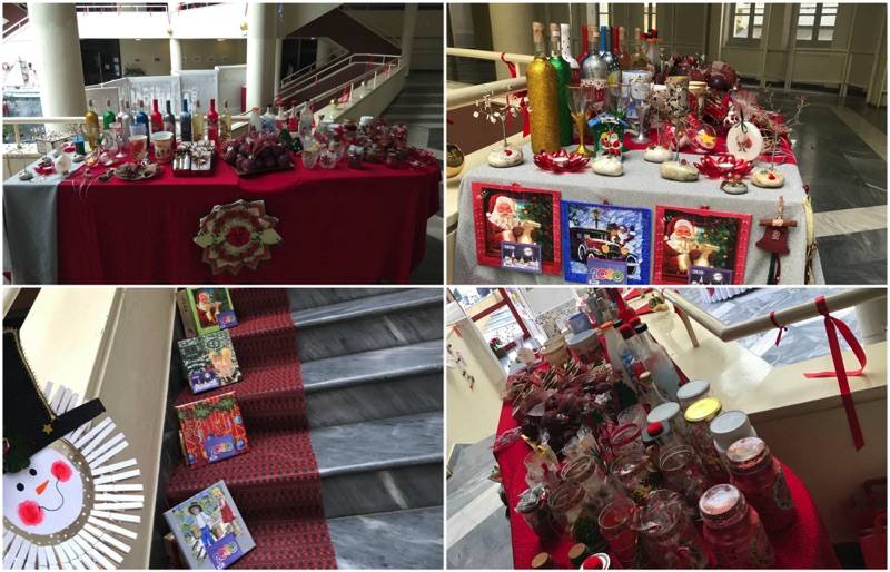 Χριστουγεννιάτικο παζάρι του Συλλογου Γονέων και Κηδεμόνων του 18ου Νηπιαγωγείου Καλαμάτας