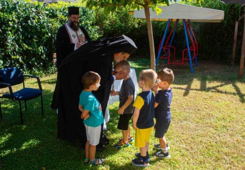 Αγιασμός στον «Παπαδοπούλειο» Παιδικό Σταθμό