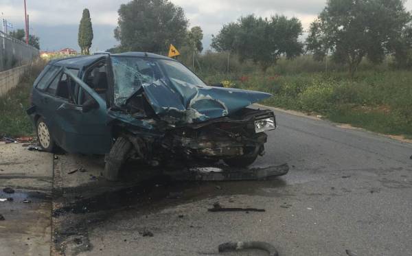 Σοβαρό τροχαίο έξω από τους Γαργαλιάνους