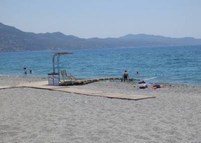 Ζημιές υπέστησαν τα δύο Seatrac στην παραλία Καλαμάτας