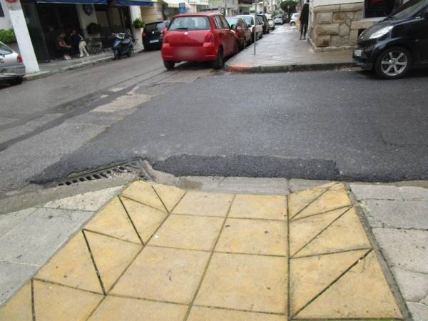 Καλαμάτα: Παρεμβάσεις στις ράμπες ΑμεΑ από τον Δήμο (φωτο)