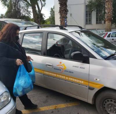 Διανομή τροφίμων σε 150 οικογένειες από τον Δήμο Μεσσήνης