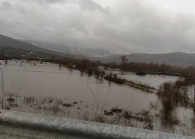 Πλημμύρες από την κακοκαιρία στην Ήπειρο