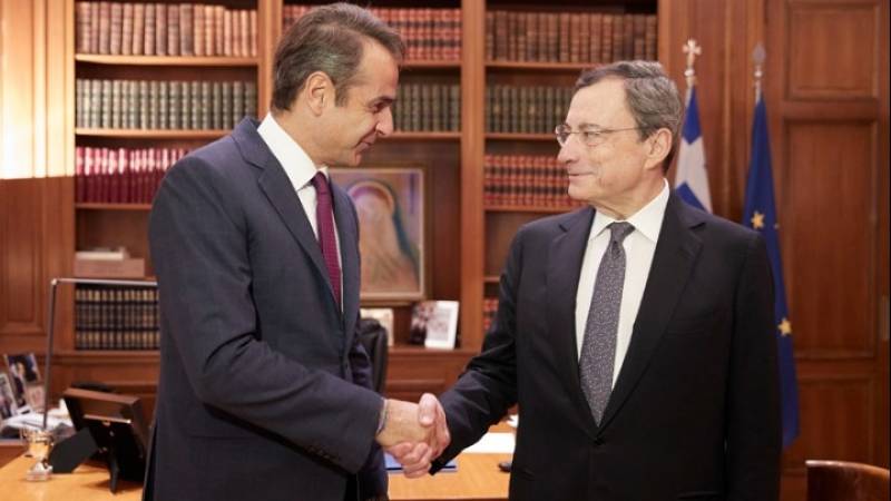 Συνάντηση Μητσοτάκη - Ντράγκι σήμερα στη Ρώμη