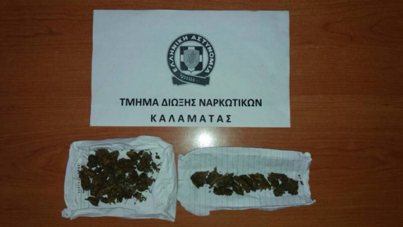Συλλήψεις σε Αγιο Φλώρο και Μελιγαλά για χασίς