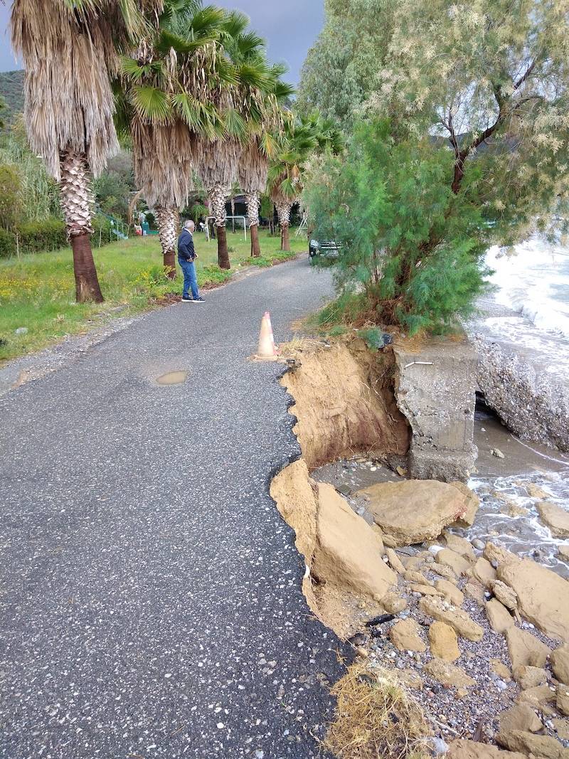 Σοβαρή η κατάσταση με κατολίσθηση στη Σάνταβα