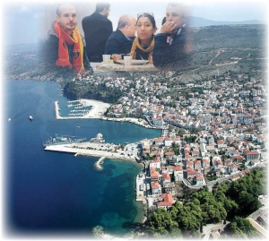 Τεράστια προβολή της Πύλου από το CNN Türk με αφορμή το γάμο Πόλατ-Γκινοσάτη