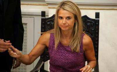 Καλαμάτα: Η Μιλένα Αποστολάκη στην παρουσίαση του συνδυασμού Δημήτρη Κουτσούλη