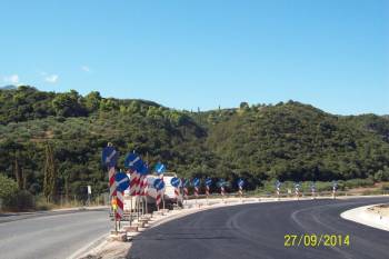 Ολοκληρώνονται τα έργα  στην στροφή Αρκουδέα