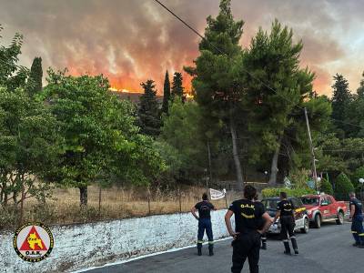 Η συμβολή της ΟΑΚ Μεσσηνίας στην κατάσβεση της πυρκαγιάς στα χωριά του Αετού