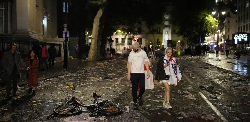 Euro 2020: Επεισόδια μετά τον τελικό, με 45 συλλήψεις (βίντεο)