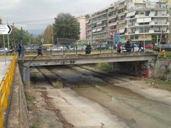 Αντιπλημμυρικά έργα  στην κοίτη του Νέδοντα