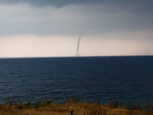 Υδροστρόβιλος στα ανοιχτά της Τριφυλίας