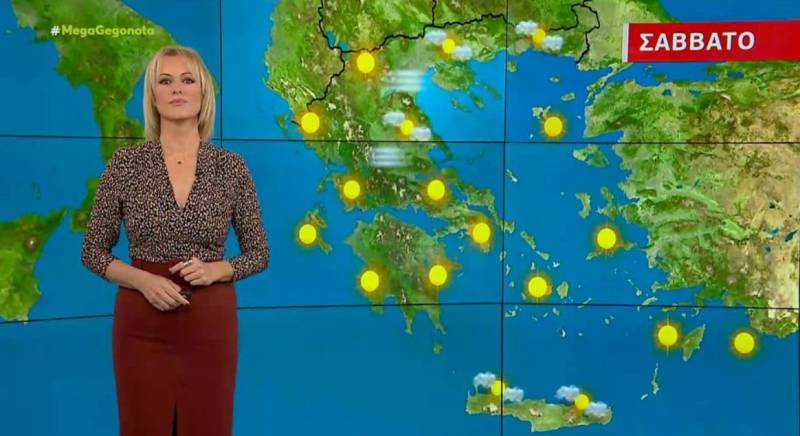 Αίθριος ο καιρός το Σάββατο - Αναλυτική πρόγνωση (Βίντεο)