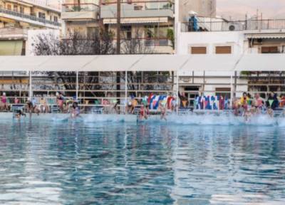 Εσπερινός στην Αγία Βαρβάρα και αγιασμός του κολυμβητηρίου Καλαμάτας