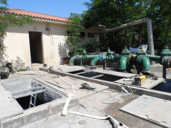 Εκσυγχρονισμός στο  αντλιοστάσιο του Νέδοντα