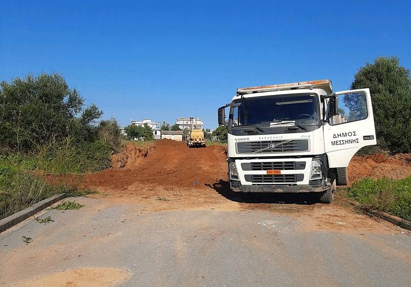 Ξεκίνησαν διανοίξεις δρόμων του σχεδίου πόλης Μεσσήνης