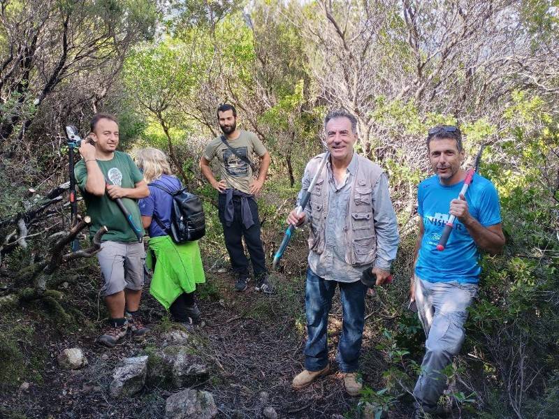 Καθαρισμός ιστορικού μονοπατιού στο Ραπτόπουλο
