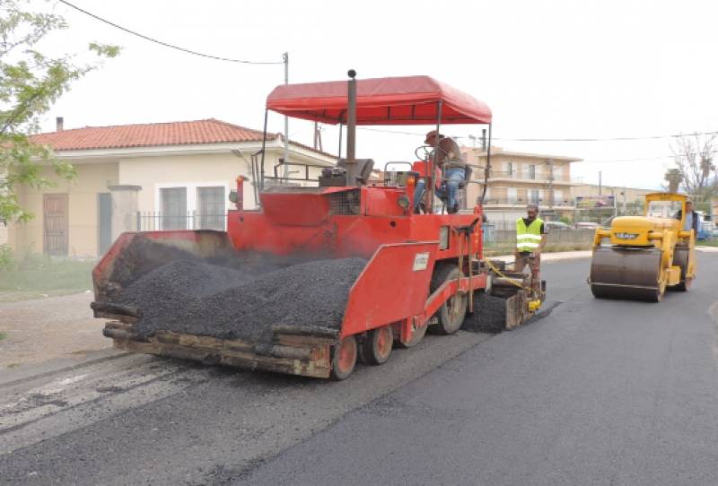 Συνεχίζονται οι ασφαλτοστρώσεις στην Καλαμάτα