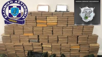 Απολογούνται σε ειδικό ανακριτή οι 4 συλληφθέντες για τα 300 κιλά κοκαΐνης