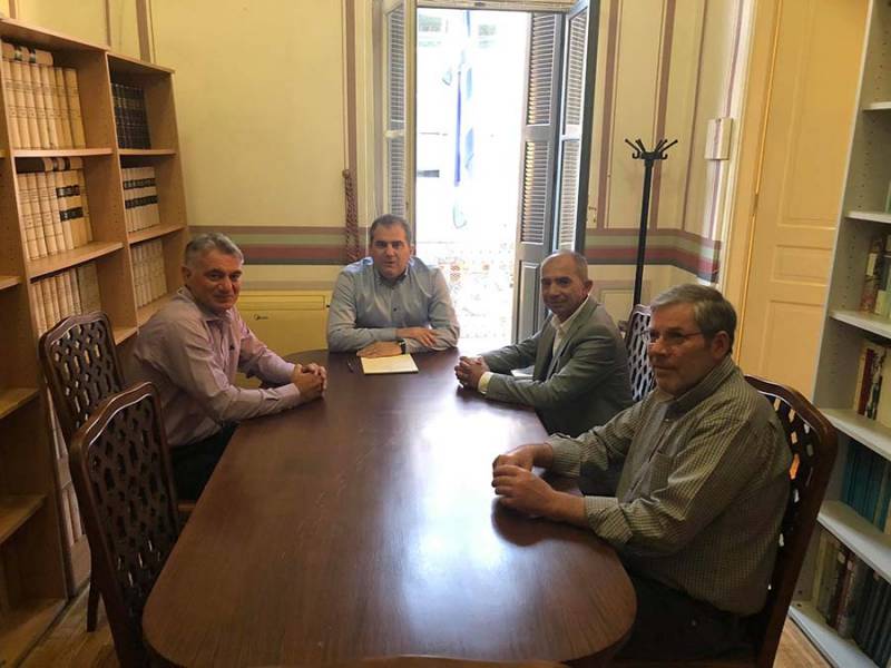 Συνάντηση Βασιλόπουλου με την ΟΕΒΕΣ Μεσσηνίας